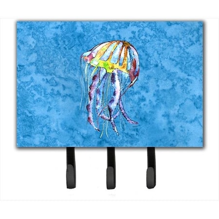 Carolines Treasures Carolines Treasures 8682TH68 6 x 9 In. Jellyfish Leash or Key Holder 8682TH68